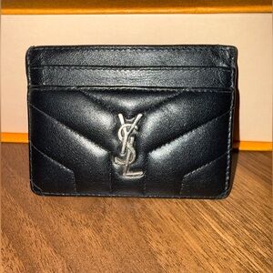 YSL Black Card Holder